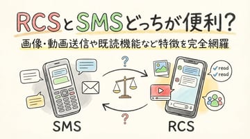 RCSとSMSどっちが便利？画像・動画送信や既読機能など特徴を完全網羅