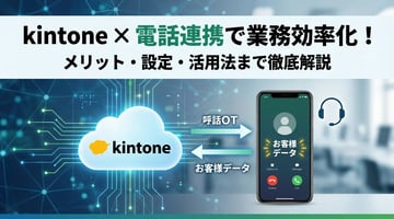 kintoneで電話業務を効率化する方法｜ワンクリック発信から通話記録の自動化まで